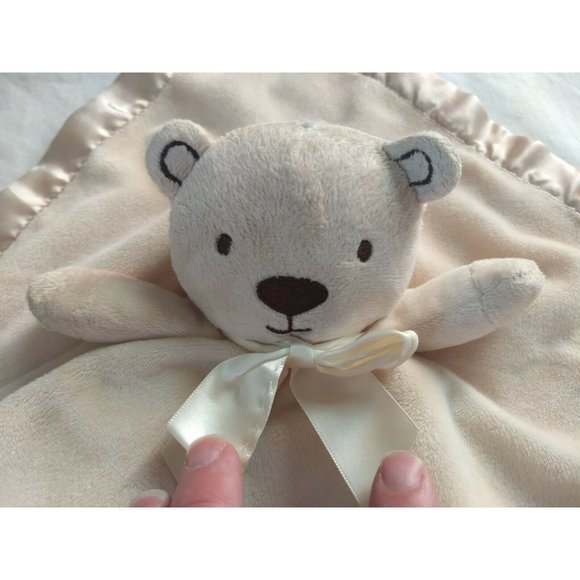 Petit Tresor of Beverly Hills Cream Coloured Bunny Security Blanket/Lovey - Picture 2 of 7